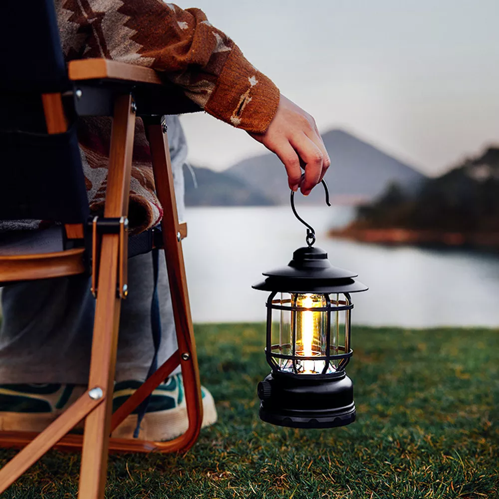 Cheap Goat Tents Outdoor Camping Tent Light Multifunctional Retro Camping Horse Light Cob Emergency Portable Light USB Charging   